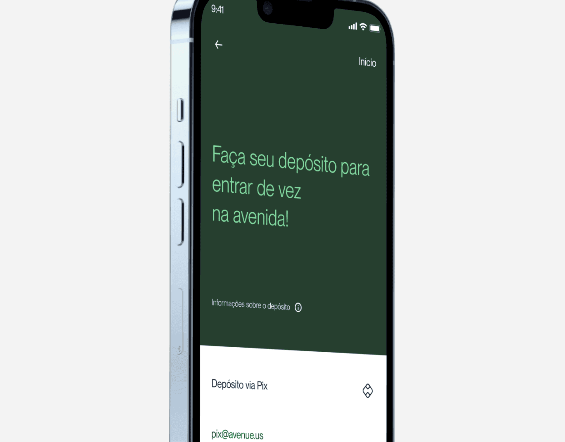 Avenue app screen