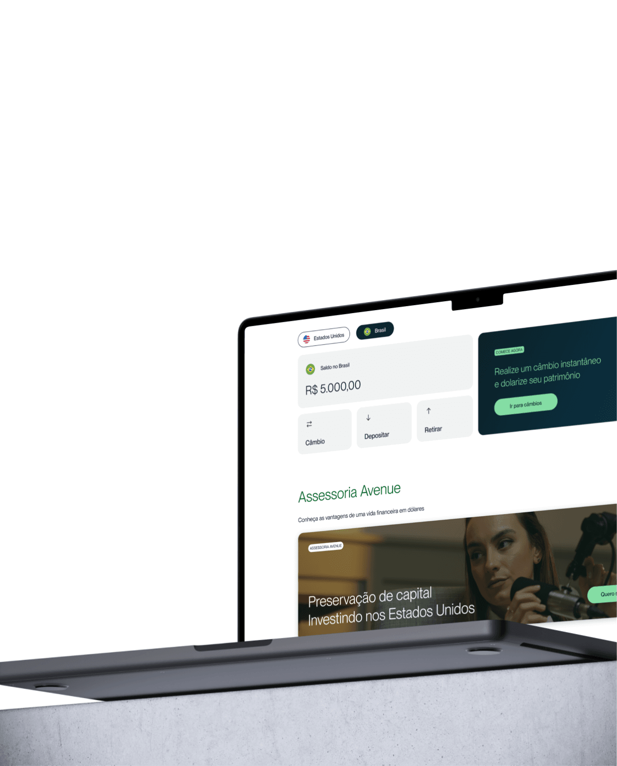 Avenue app screen